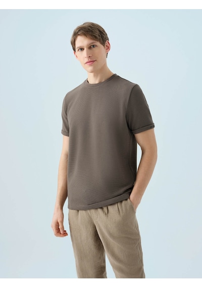 Loft Regular Fit Haki Erkek T-shirt Lf2039564 Haki