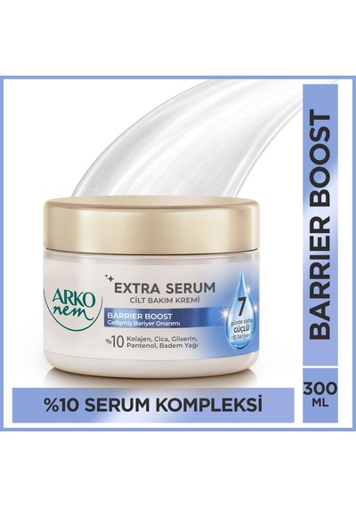 Arko Nem Extra Serum Barrier Boost Gelişmiş Cilt Bariyer Onarımı & Derin Nemlendirici Krem 300 Ml