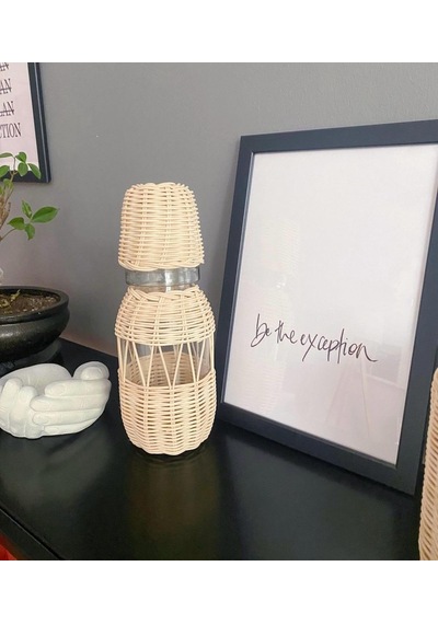Rattan Karaf Set Çok Renkli