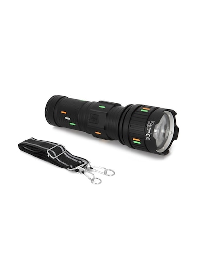 Watton Wt-731 Cree Tg Led 5000 Lümen Şarj Göstergeli El Feneri Siyah