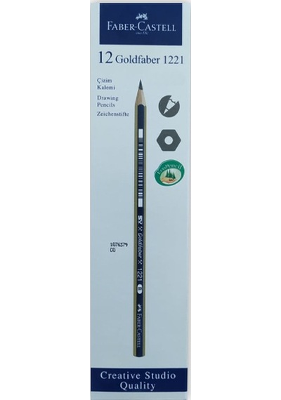 Faber Castell 1221 Dereceli Kalem Hb 12Li Kutu