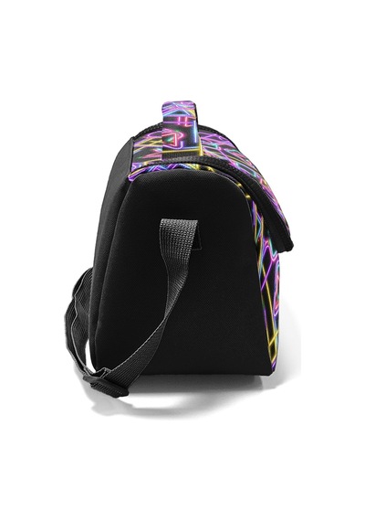Coral High Kids Siyah Renkli Neon Desenli Thermo Beslenme Çantası 37148 Siyah