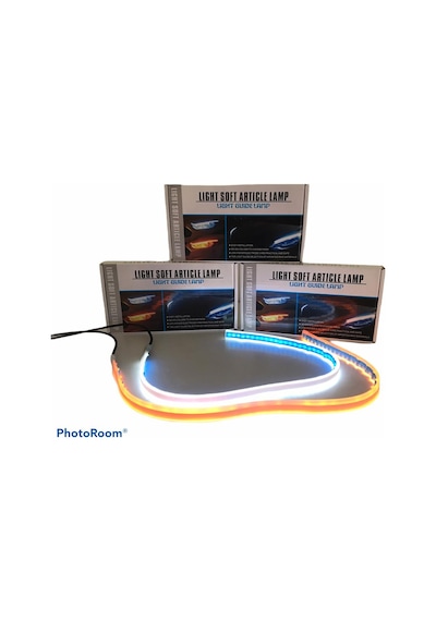 Far Üstü Kayar Led 60Cm Selamlamalı Animasyonlu Far Üstü Kayar Led 60Cm Selamlamalı Animasyonlu