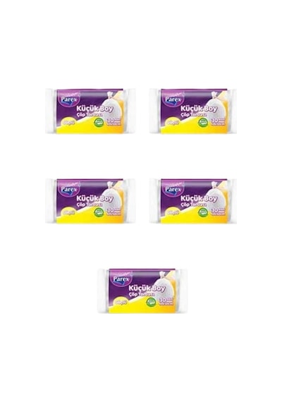 Parex Güçlü Çöp Torbası Mini Boy 5'li Paket