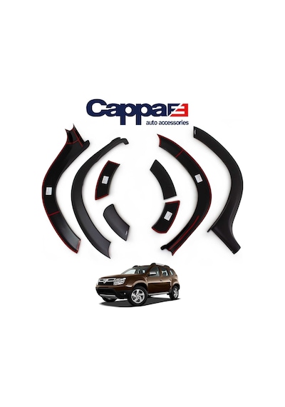 Cappafe Dacia Duster Çamurluk Dodik Uv Kat. Abs 8 Parça 10-17