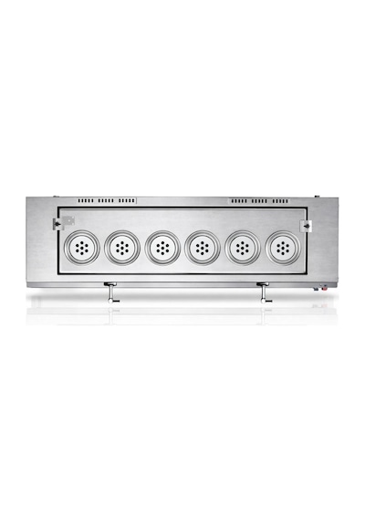 Anka Doğalgazlı İnox Pro Compact Hibrit Smart 6 Demlikli 60 Litre Çay Makinesi