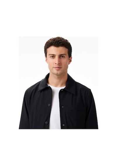 Nautica Erkek Siyah Regular Fit Gömlek Düz W57700t Siyah