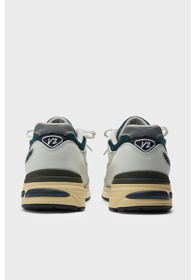 New Balance Deri Karışımlı Sneaker Ayakkabı Erkek Ayakkabı U991to2 Gri-petrol