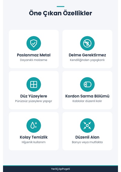 Kendiliğinden Yapışkanlı Siyah Paslanmaz Metal Fön Makinesi Askısı Saç K