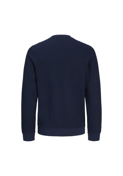 Jack & Jones Erkek Logo Detayli Regular Fit Sweatshirt - Alves - 12302739 Çok Renkli