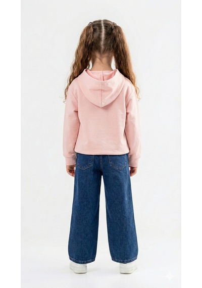 Xo Kids Kız Çocuk 2li Kombin Takım 8-14 Yaş Set0401 Mavi