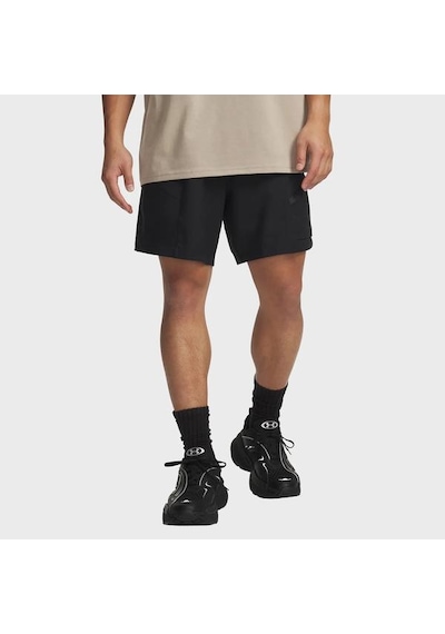Under Armour Unstoppable Woven Erkek Siyah Polo Yaka Tişört