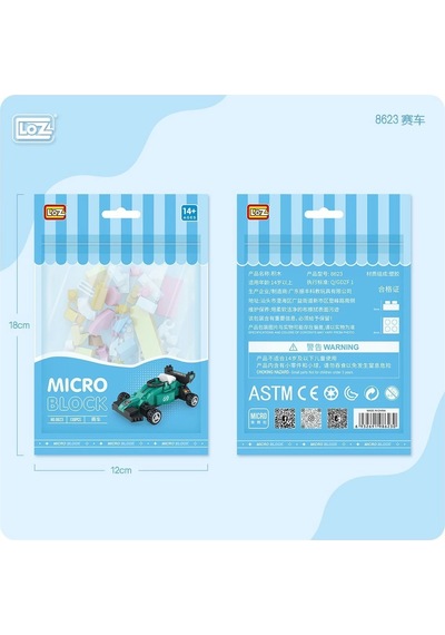 Lz8623 Loz Araba Blok Seti Mini Poşet - Life