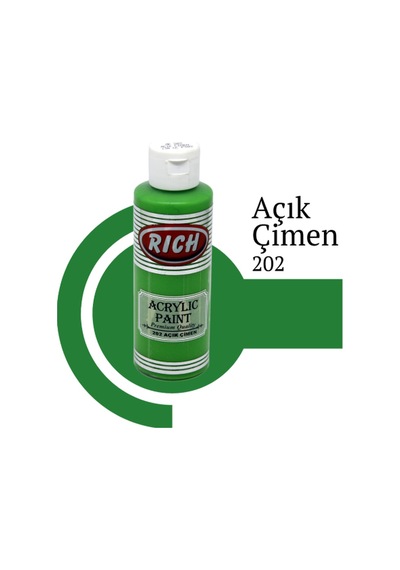 Rich Master Akrilik Boya 120 Cc. 200 Fıstık Yeşili