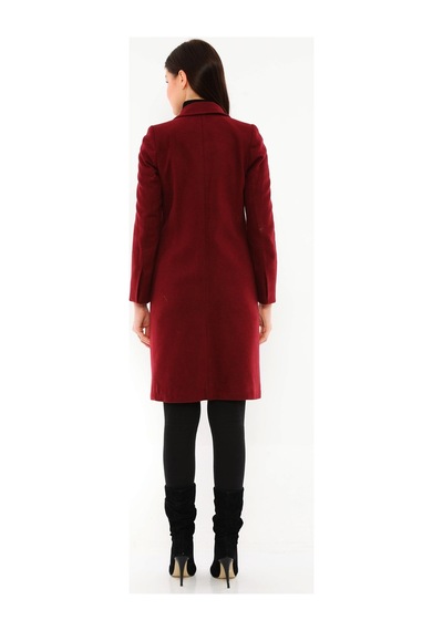 Z6672 Dewberry Bayan Palto-bordo