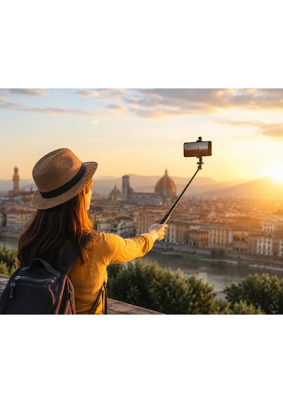 Hepu Hp-t08 Bluetooth Selfie Çubuğu Tripod Ayaklı + Katlanabilir + Uzaktan Kumandalı 150 Cm
