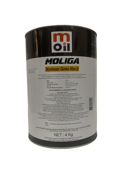 Moil Moliga Kırmızı Gres 3 4 KG