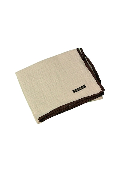 Mim Eşarp Mısırlı Eşarpları Biyeli Müslin Düz Renk Eşarp 100x100cm Krem