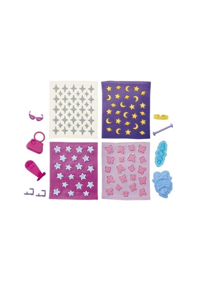 G1355 Play-doh Barbie Designer Desen Paketi Hamur Oyun Seti +3 Yaş Çok  Renkli