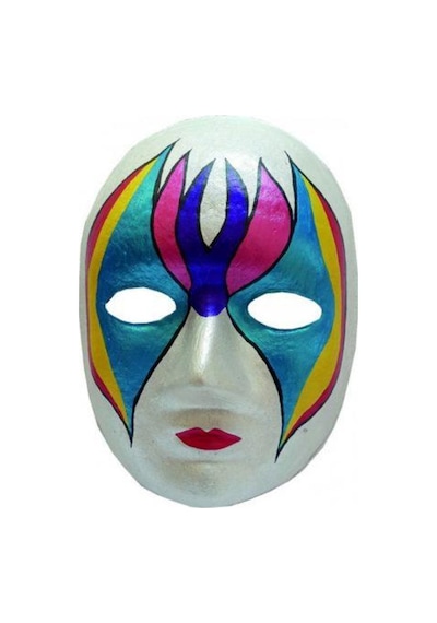20 Adet. Karton Maske. Boyanabilir Eğitici Maske Boyama. Etkinlik