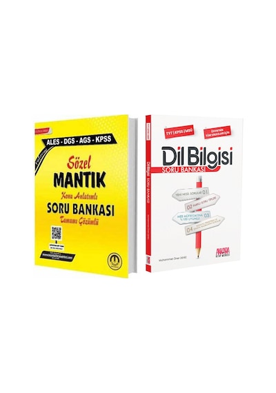 Tasarı Yayınları Ales Dgs Kpss Sözel Mantık Ve Akm Dil Bilgisi Soru Bankası Seti 2 Kitap