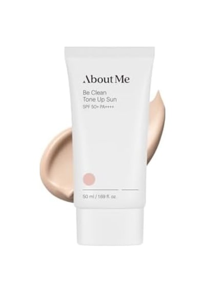 About Me Be Clean Tone Up Sun Spf50+ Pa++++ Ton Eşitleyici Aydınlatıcı Güneş Kremi 50 Ml