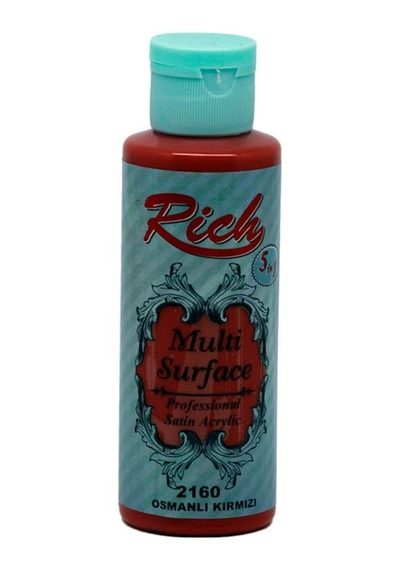Rich Multi Surface Akrilik Boya 130 Cc. - 2160 Osmanlı Kırmızısı