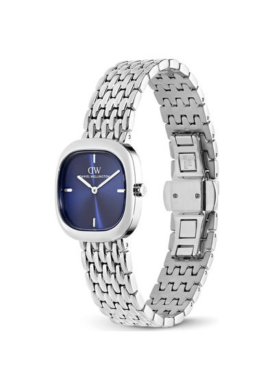 Daniel Wellington Corta Royal Blue Grain-link Silver Dw00600992 Kadın Kol Saati Gümüş