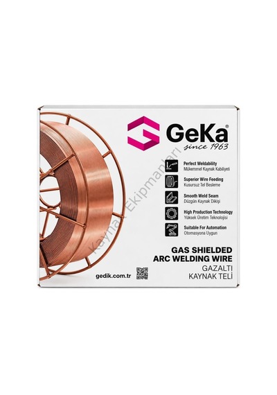 Geka Sg 2 Rutil Mig Gazaltı Kaynak Teli Er70s6 1.2 Mm 1 Paket 15 Kg
