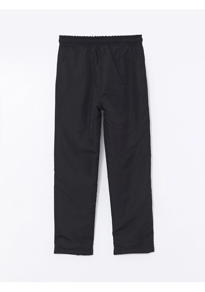 LC Waikiki Lcw Kids Siyah Beli Lastikli Polar Astarlı Erkek Çocuk Pantolon