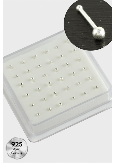 2 - 55 - Mm Top Gümüş Hızma 36 Adet - Nazblsmm - Gümüş Rengi