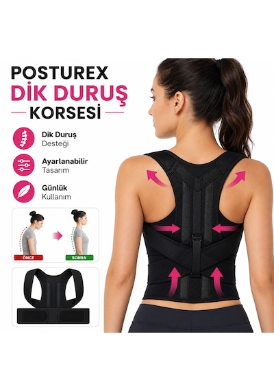 Posturex Dik Duruş Korsesi M Beden