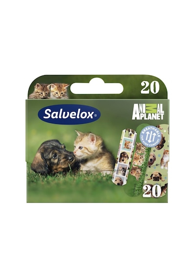Salvelox Animal Planet Hayvan Figürlü Yara Bandı 20 Adet