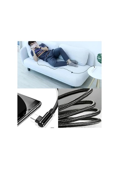 3 Metre Type-c Şarj Kablosu 3m 3 Amper Hızlı Usb - Type C Standart