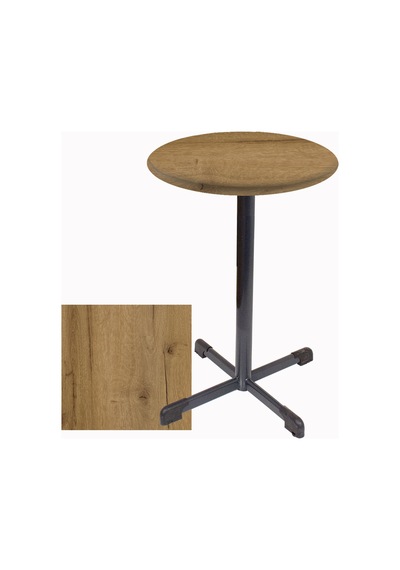 Bistro Masa Halley - Werzalit, Wermodin Ve Allzalit Tabla 70 Cm Çap - Canyon Palace Oak Çok Renkli Bistro Masa Halley - Werzalit, Wermodin Ve Allzalit Tabla 70 Cm Çap - Canyon Palace Oak Çok Renkli
