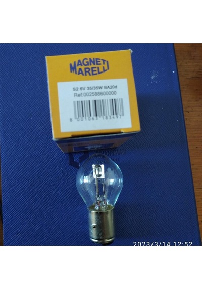 6V 35/35 W BA20D FAR AMPULU Bosch  TIPI MARELLİ