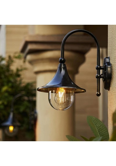 Dış Mekan Led Duvar Lambası Ip55 Su Geçirmez Duvar Lambası Retro Endüstriyel Alüminyum Duvar Aydınlatma 3 Renk Sıcaklığı İç/dış Mekan Teras Bahçe Koridor Merdiven Siyah, 2 Adet