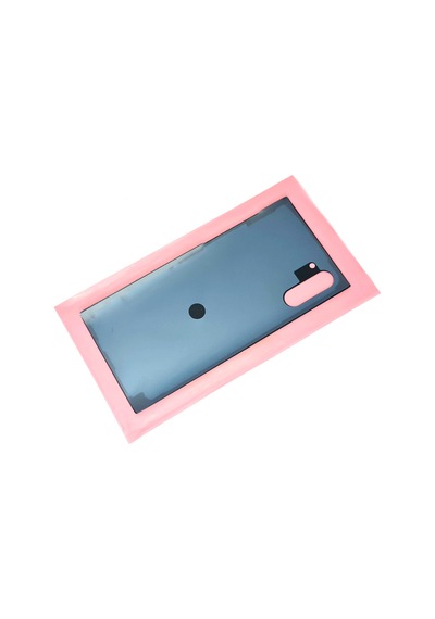 Tkgz  Samsung Uyumlu Galaxy Note 10 Arka Kapak Batarya Kapağı - Gri Çok Renkli