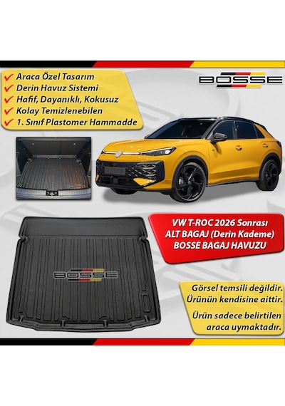 Vw T-roc Bagaj Havuzu Troc Alt Bagaj Düşük Kademe 2026 Sonrası Bosse