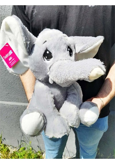 Sevimli Cute Fil Peluş Oyuncak 30cm PEMBE