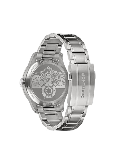 Montblanc 1858 Automatic Date 0 Oxygen 133269 Altın - Mavi