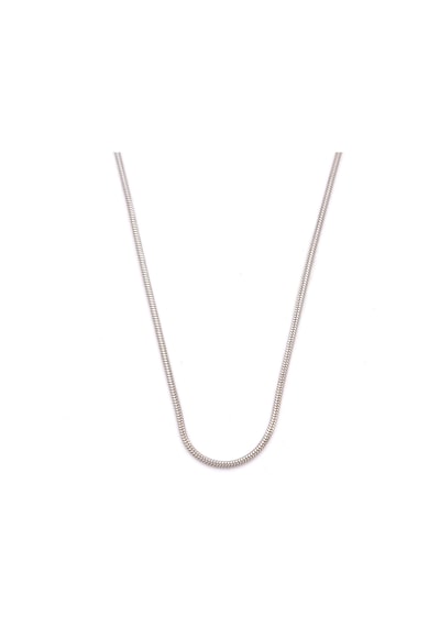 Çelik Zincir Kolye Oval Kesim 1 Mm Zn-302 Gümüş