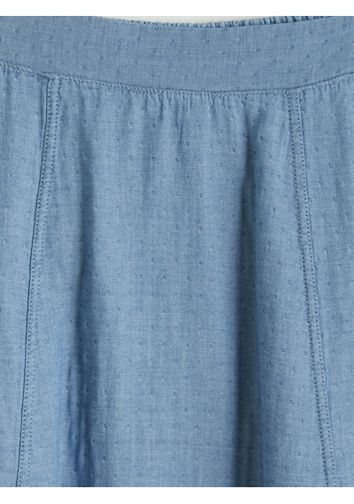 Lcwaıkıkı Classic İndigo Yüksek Bel A Kesim Jean Etek