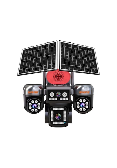 Avenır 12mp Av-s446 4 Kameralı 3ptz 4g Solar Kamera
