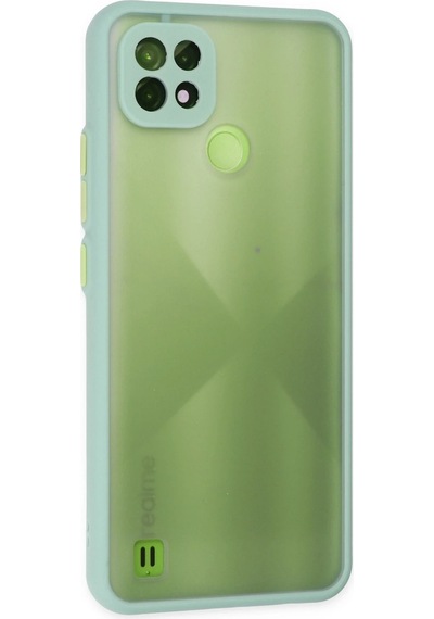 Lvsqvr Newface Realme C21 Kılıf Montreal Silikon Kapak - Turkuaz
