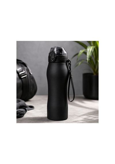 750 Ml Çelik Matara 5 Renk Seçeneği Siyah
