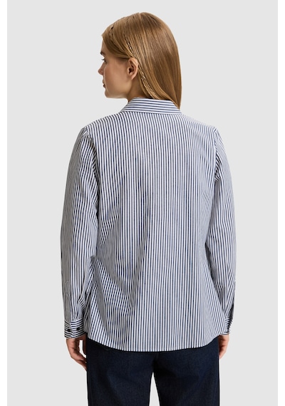 U.S. Polo Assn. Kadın Lacivert Uzun Kollu Gömlek 50332398-vr033