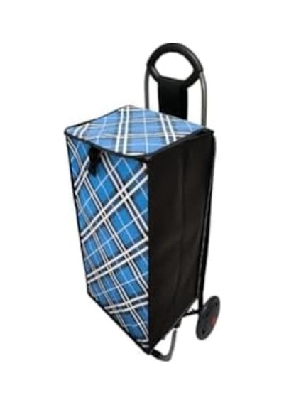 Tineke Pazar Araba Çantası Torbası Yedek Çanta 32x55x26 Cm 1 Adet Mavi Açık Mavi
