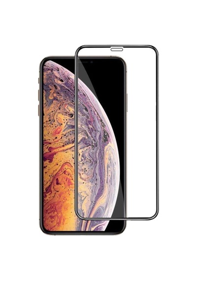Forzacase Apple  Uyumlu iPhone Xs İle Çerçeveli Tam Kaplayan Temperli Ekran Koruyucu - Fc003