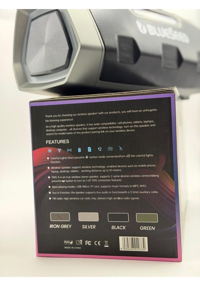 Bs-602 Bluetooth Wıreless Speaker 20w - Siyah